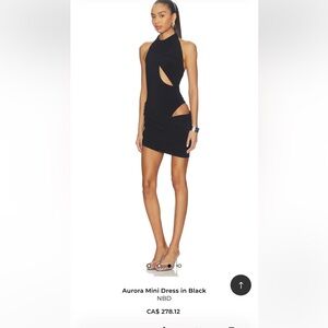NBD Aurora Mini Dress in Black